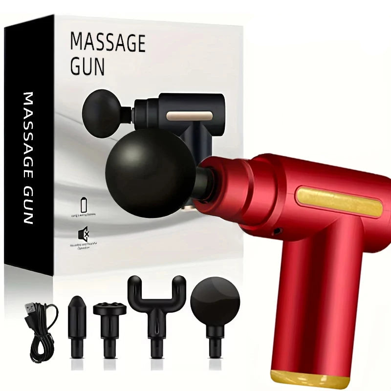 Portable handheld massage gun