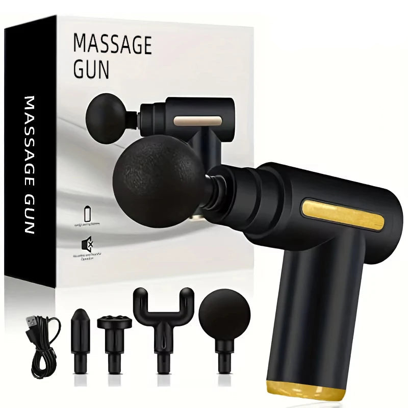 Portable handheld massage gun