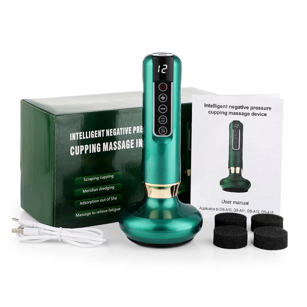 Electric smart cupping massager