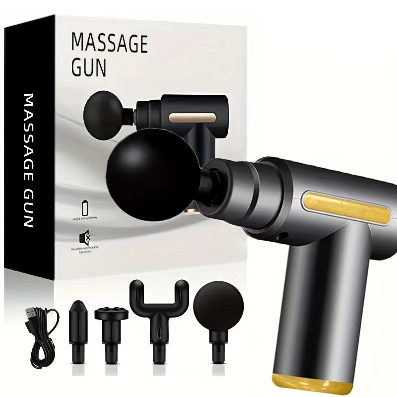 Portable handheld massage gun